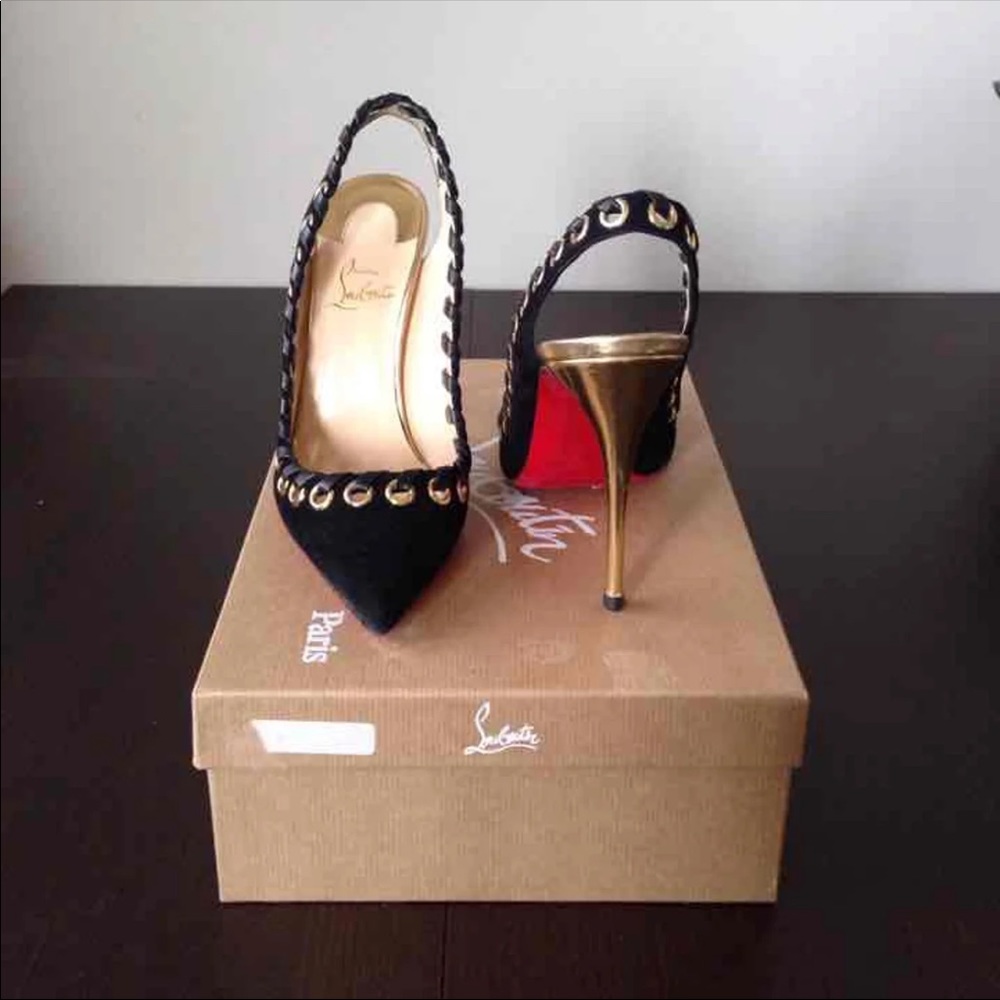 **SOLD** Christian Louboutin sling back pumps